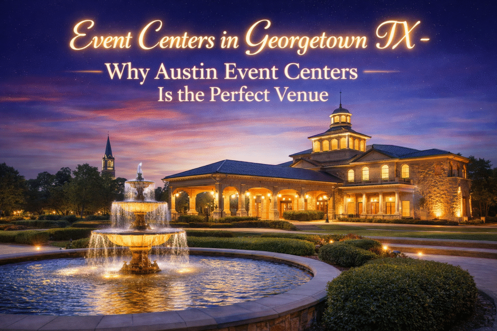 Event Centers in Georgetown TX – Why Austin Event Centers Is the Perfect Venue